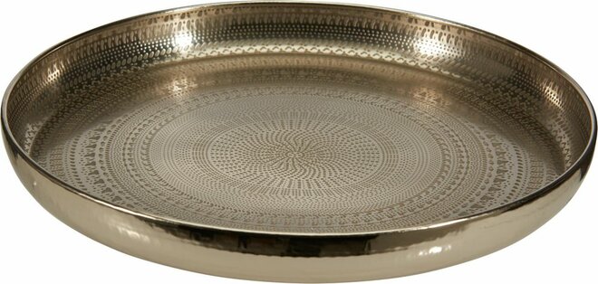 dienblad 34 cm silver