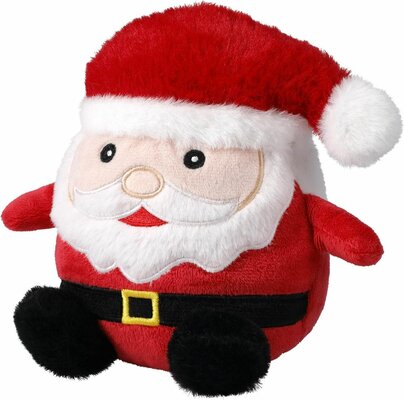dier pluche kerst kerstman, sneeuwpop, kerstboom, rendier, 13 cm - afbeelding 1