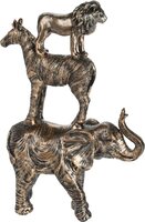 dieren stapel, 27 cm, goud - afbeelding 1