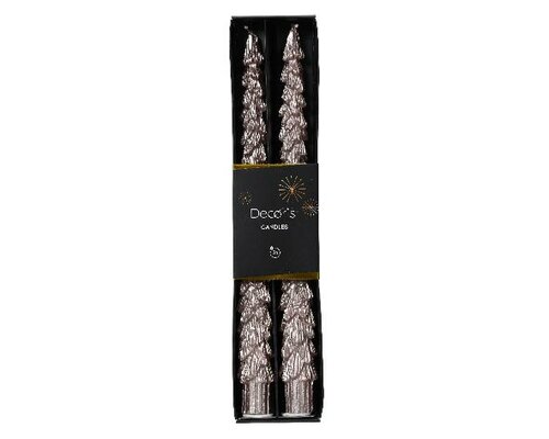 Dinerkaars, 2 stuks, 25 cm, poederroze