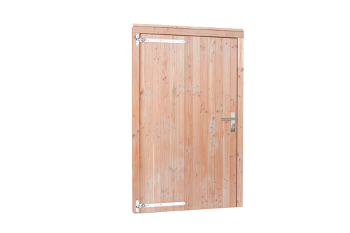 Douglas enkele deur inclusief kozijn extra breed en hoog, linksdraaiend, 110 x 214,5 cm, onbehandeld - afbeelding 1