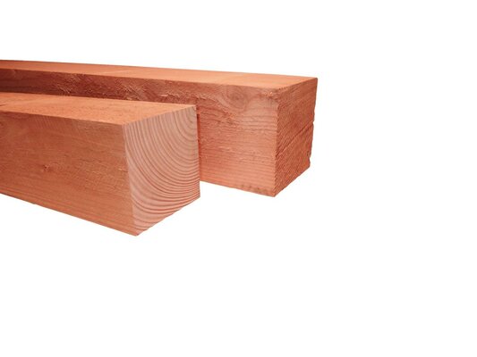 Douglas fijnbezaagde paal 15 x 15 x 300 cm, onbehandeld.
