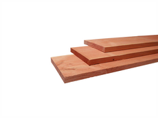 Douglas fijnbezaagde plank 2,2 x 20,0 x 400 cm, groen geïmpregneerd. - afbeelding 3