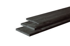 Douglas fijnbezaagde plank 2,2 x 20,0 x 500 cm, zwart gedompeld. - afbeelding 3