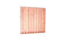 Douglas geschaafd plankenscherm 21-planks 16 mm, 180 x 180 cm t.b.v. betonsysteem, onbehandeld.