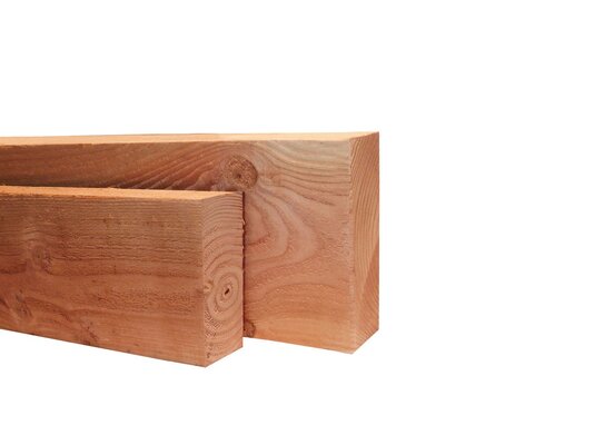 Douglas geschaafde gording 5,8 x 19,0 x 600 cm, onbehandeld.