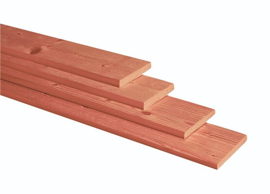 Douglas geschaafde plank 1,6 x 14 x 400 cm, onbehandeld.