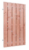 Douglas geschaafde plankendeur op verstelbaar stalen frame, 18 mm, 100 x 195 cm, onbehandeld.