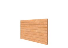 Douglas wandpakket t.b.v. dubbelzijdige wand kapschuur Comfort 278,5x162 cm, onbehandeld.
