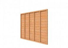 Douglas wandpakket t.b.v. enkelzijdige wand Comfort/DHZ 278,5x224 cm, kleurloos geïmpregneerd.