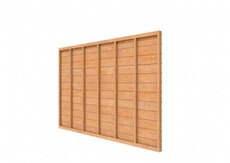 Douglas wandpakket t.b.v. enkelzijdige wand DHZ 328,5x224 cm, kleurloos geïmpregneerd.