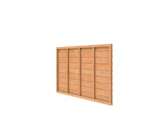 Douglas wandpakket t.b.v. enkelzijdige wand kapschuur Comfort 229x162 cm, kleurloos geïmpregneerd.