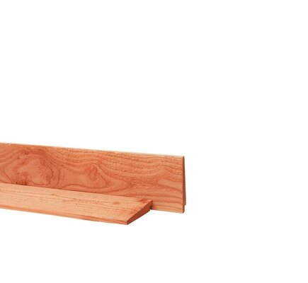 Douglas Zweeds rabat 1 zijde geschaafd, 1 zijde fijnbezaagd 1,0-2,1 x 16,5 x 300 cm, onbehandeld.