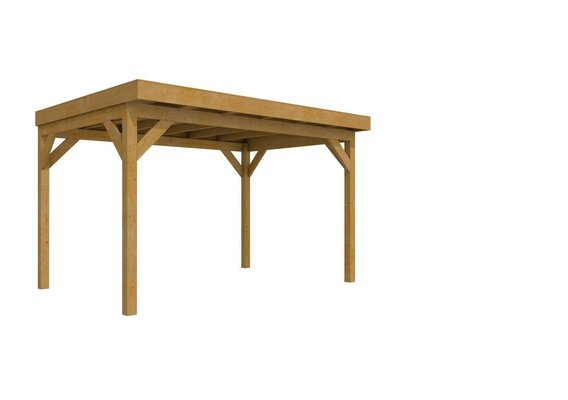 Douglasvision buitenverblijf Comfort 400 x 270 cm, groen geïmpregneerd.