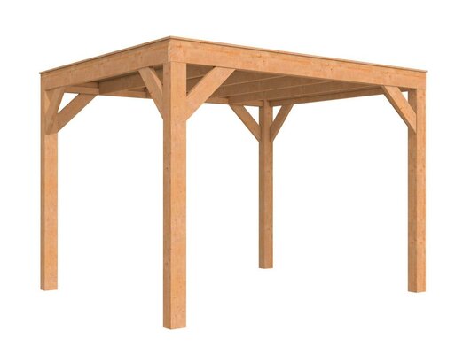 Douglasvision buitenverblijf Modern 306,5 x 306,5 cm, onbehandeld.
