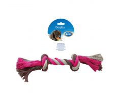 DUVO+ Knoop katoen l 35cm roze/grijs/bruin - afbeelding 1