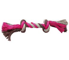 DUVO+ Knoop katoen l 35cm roze/grijs/bruin - afbeelding 3