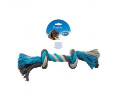 DUVO+ Knoop katoen xl 37cm blauw/grijs - afbeelding 1