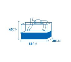 DUVO+ Kooi jerry 1 m panorama l58b38 zwrt - afbeelding 3