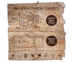 DUVO+ Woodland kippenhok ranch country - afbeelding 3