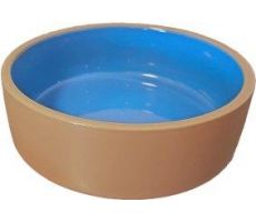 Eetbak steen 19cm beige/blauw - afbeelding 3