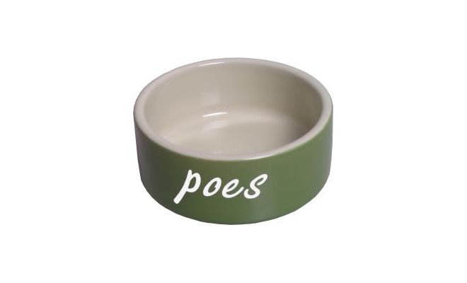 Eetbak steen groen 12cm