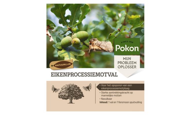 Eikenprocessiemotval, Pokon