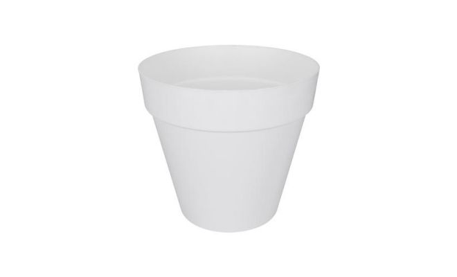 ELHO Pot loft urban rond d25cm wit - afbeelding 1