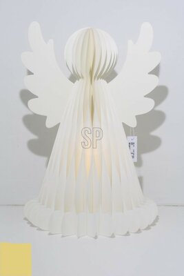 engel papier 50cm led wit - afbeelding 1