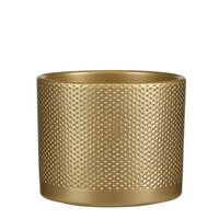 Era pot rond goud relief - h14,5xd17,5cm - afbeelding 1
