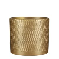 Era pot rond goud relief - h17,5xd19,5cm - afbeelding 1