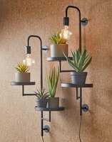 Era pot rond groen relief - h12,5xd13,5cm - afbeelding 3