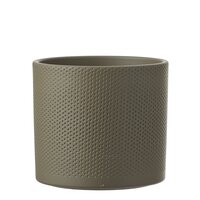 Era pot rond groen relief - h17,5xd19,5cm - afbeelding 1