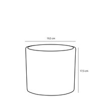 Era pot rond groen relief - h17,5xd19,5cm - afbeelding 2
