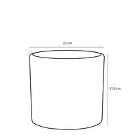 Era pot rond groen relief - h21,5xd23cm - afbeelding 2