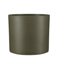 Era pot rond groen relief - H26 x Ø28 cm - afbeelding 1