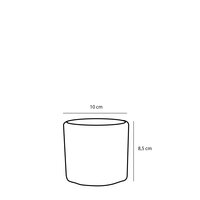 Era pot rond groen relief - H9 x Ø10 cm - afbeelding 3