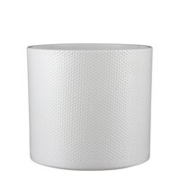 Era pot rond wit relief - H26 x Ø28 cm - afbeelding 1