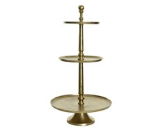Etagere aluminium D 43 H 81cm goud - afbeelding 3