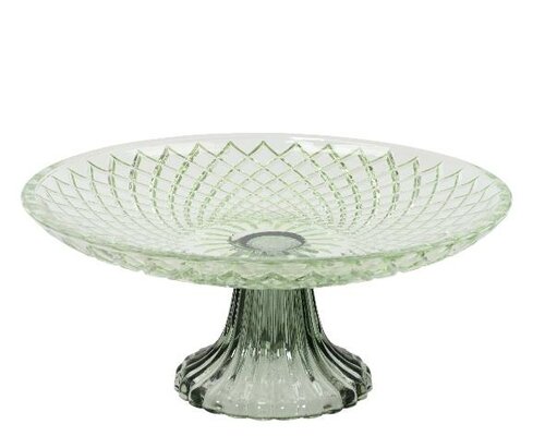 Etagere glas, D 25 cm, H 10,5 cm