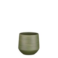 Evora pot rond groen - H18 x Ø19 cm