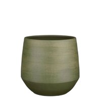 Evora pot rond groen - H28 x Ø30 cm