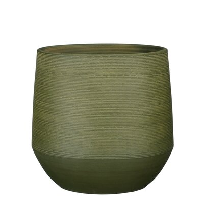 Evora pot rond groen - H34 x Ø37 cm