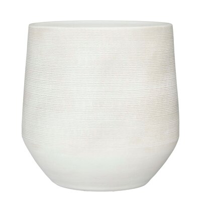 Evora pot rond off white - H39 x Ø40 cm