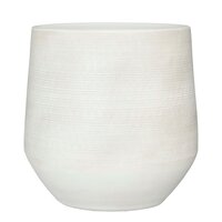 Evora pot rond off white - H39 x Ø40 cm