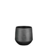 Evora pot rond zwart - H18 x Ø19 cm - afbeelding 1