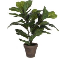 Ficus lyrata in pot h35cm groen(kunstplant)