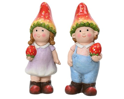 Figuren terracotta L 5 B 5.2 H 13cm, per stuk