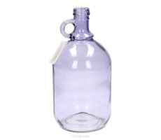 Fles, paars, b 16 cm, h 27 cm