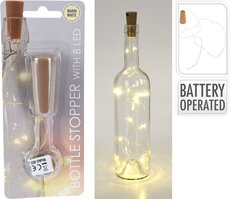 flessenstopper met 8 led, Led kerstverlichting - afbeelding 3
